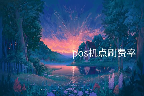 pos机点刷费率